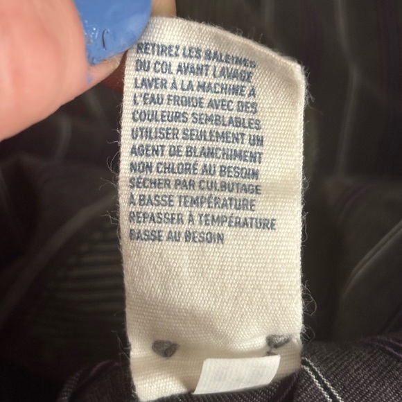 American Eagle Outfitters Men's Black and Gray Striped Shirt - Picture 5 of 7